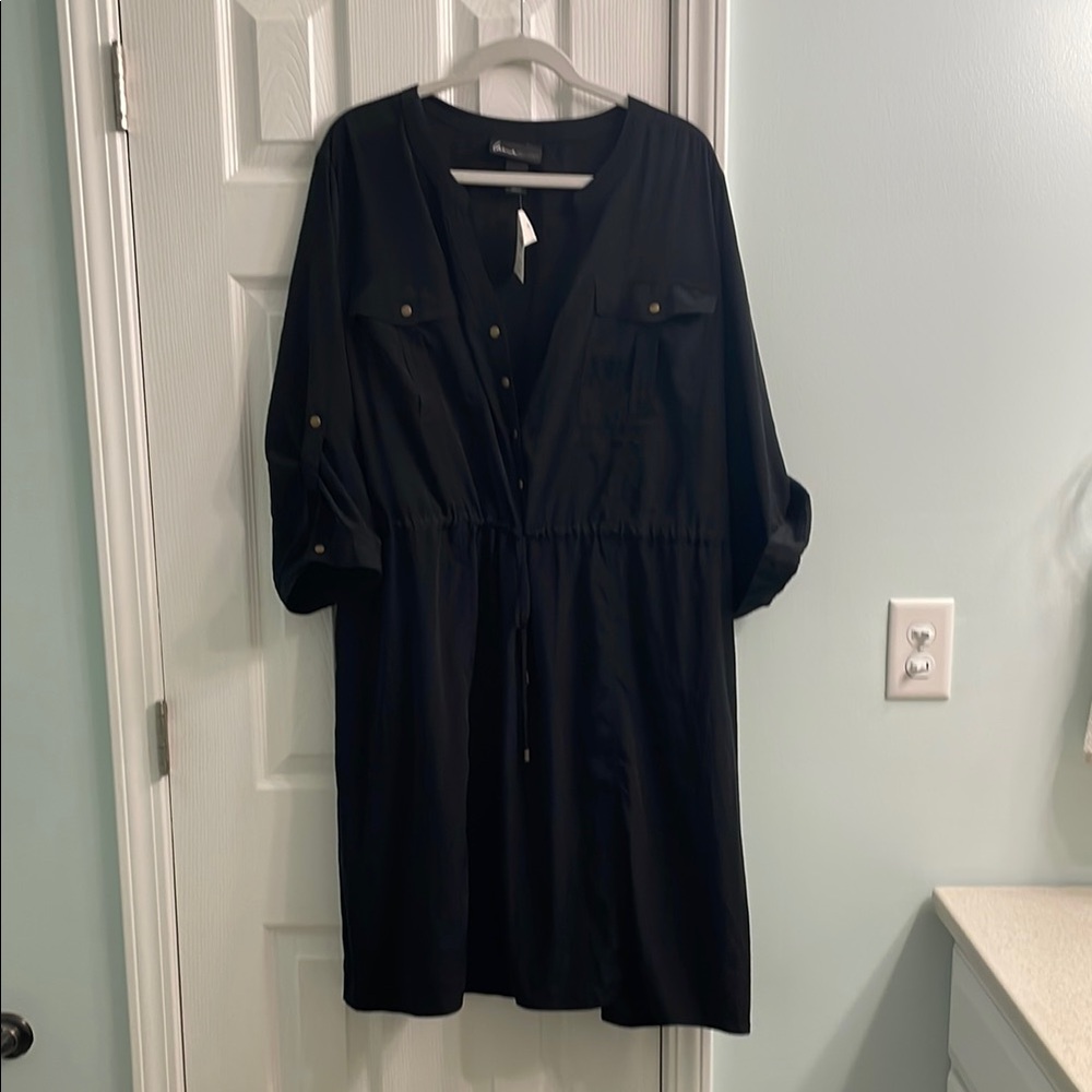Lane Bryant black dress NWT